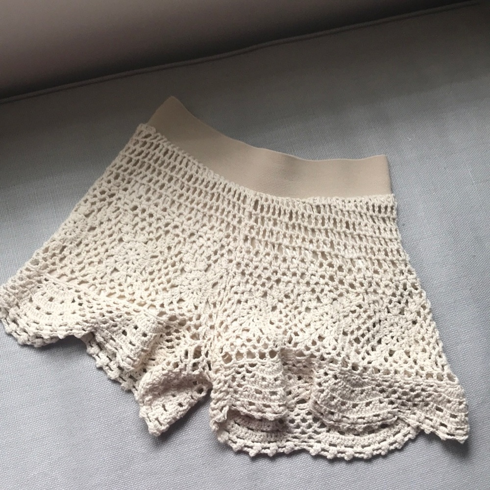 Crochet shorts